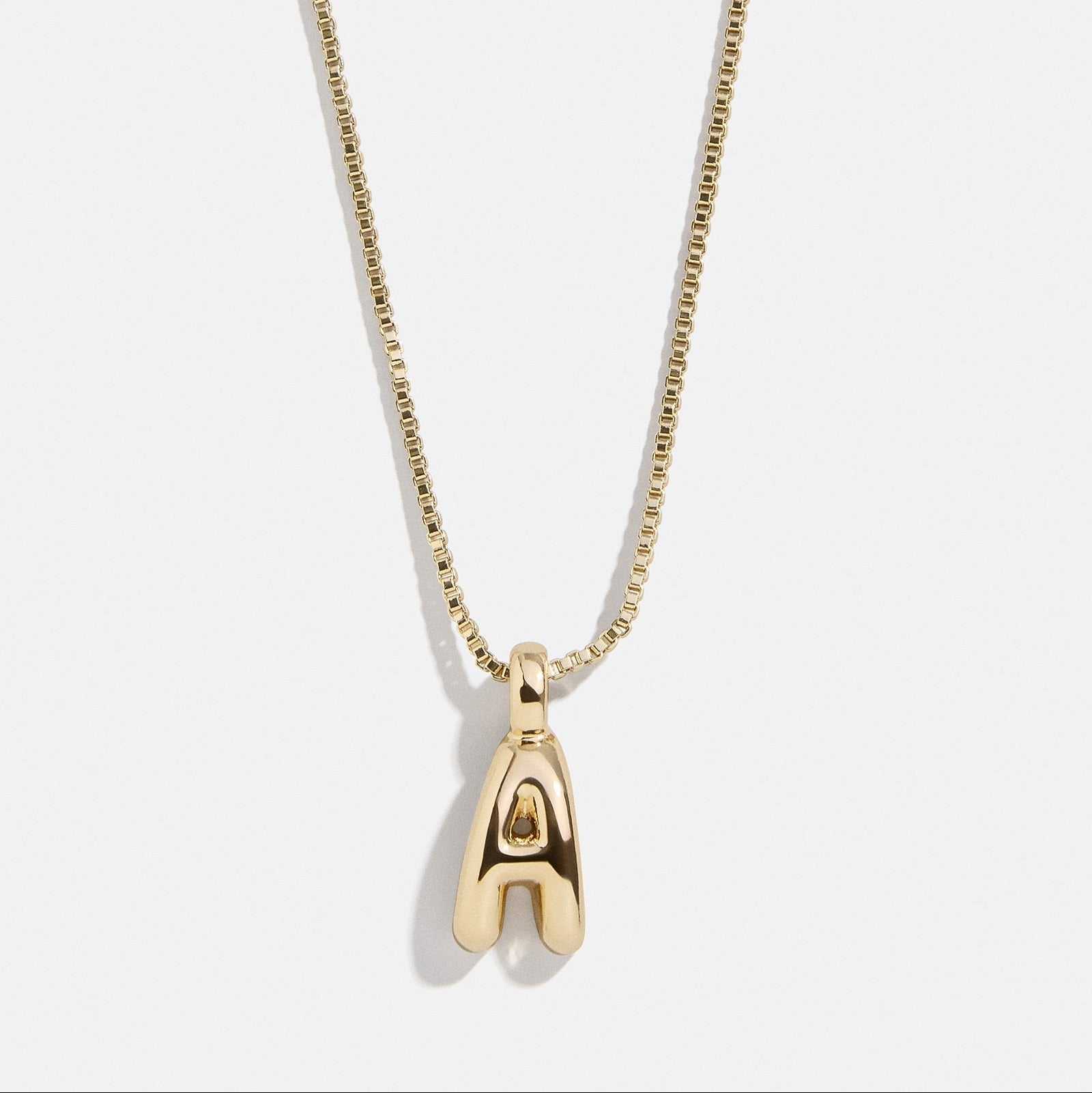 Mini Bubble Initial Necklace