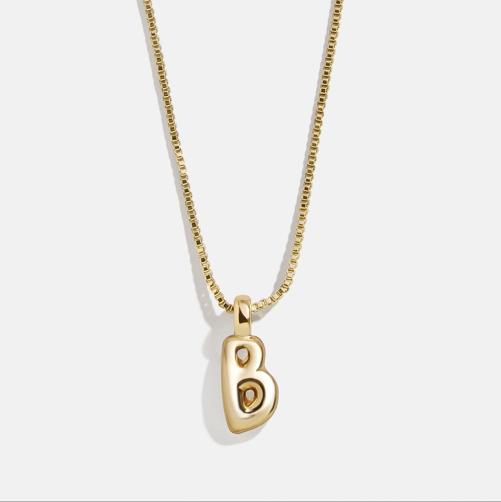 Mini Bubble Initial Necklace