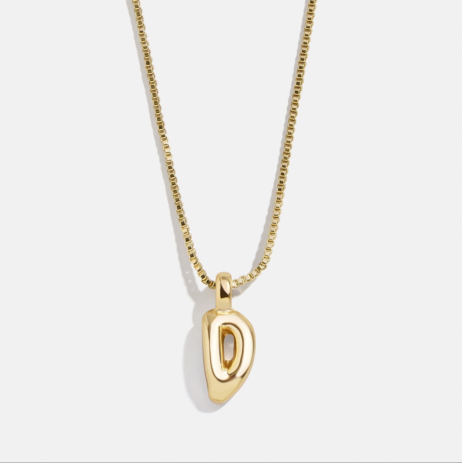 Mini Bubble Initial Necklace
