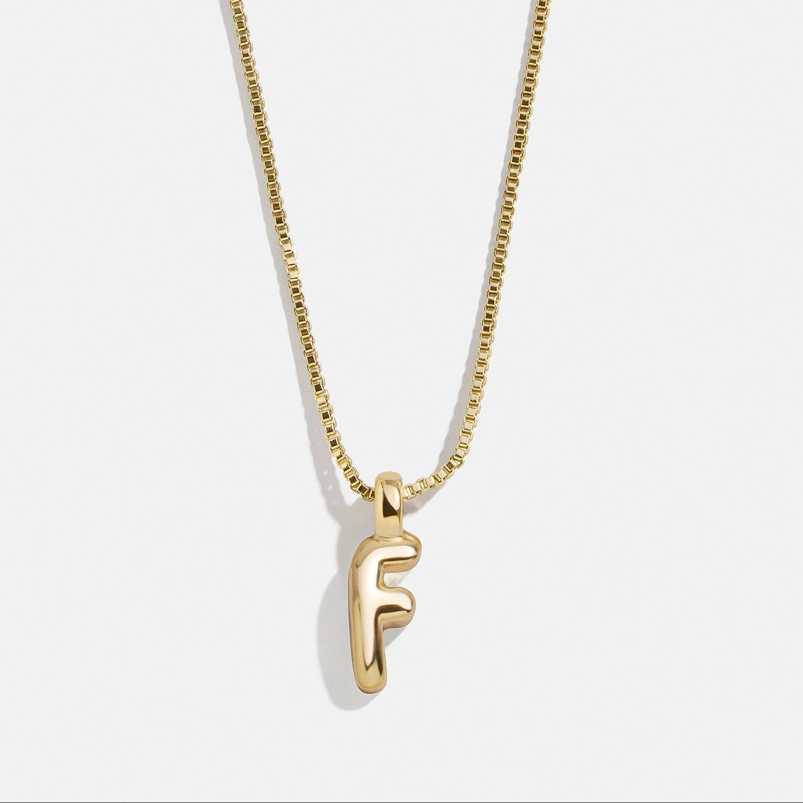 Mini Bubble Initial Necklace