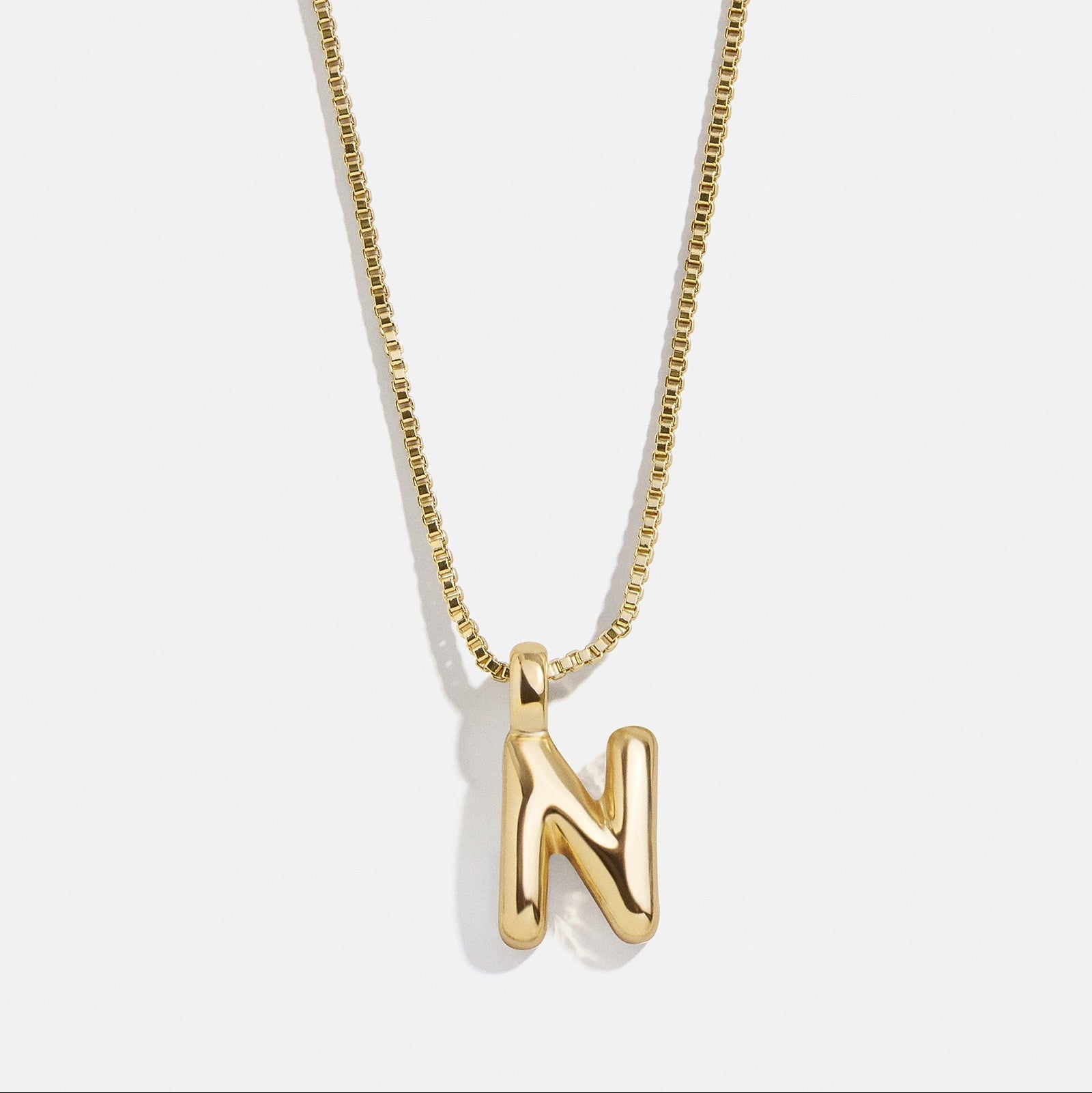 Mini Bubble Initial Necklace