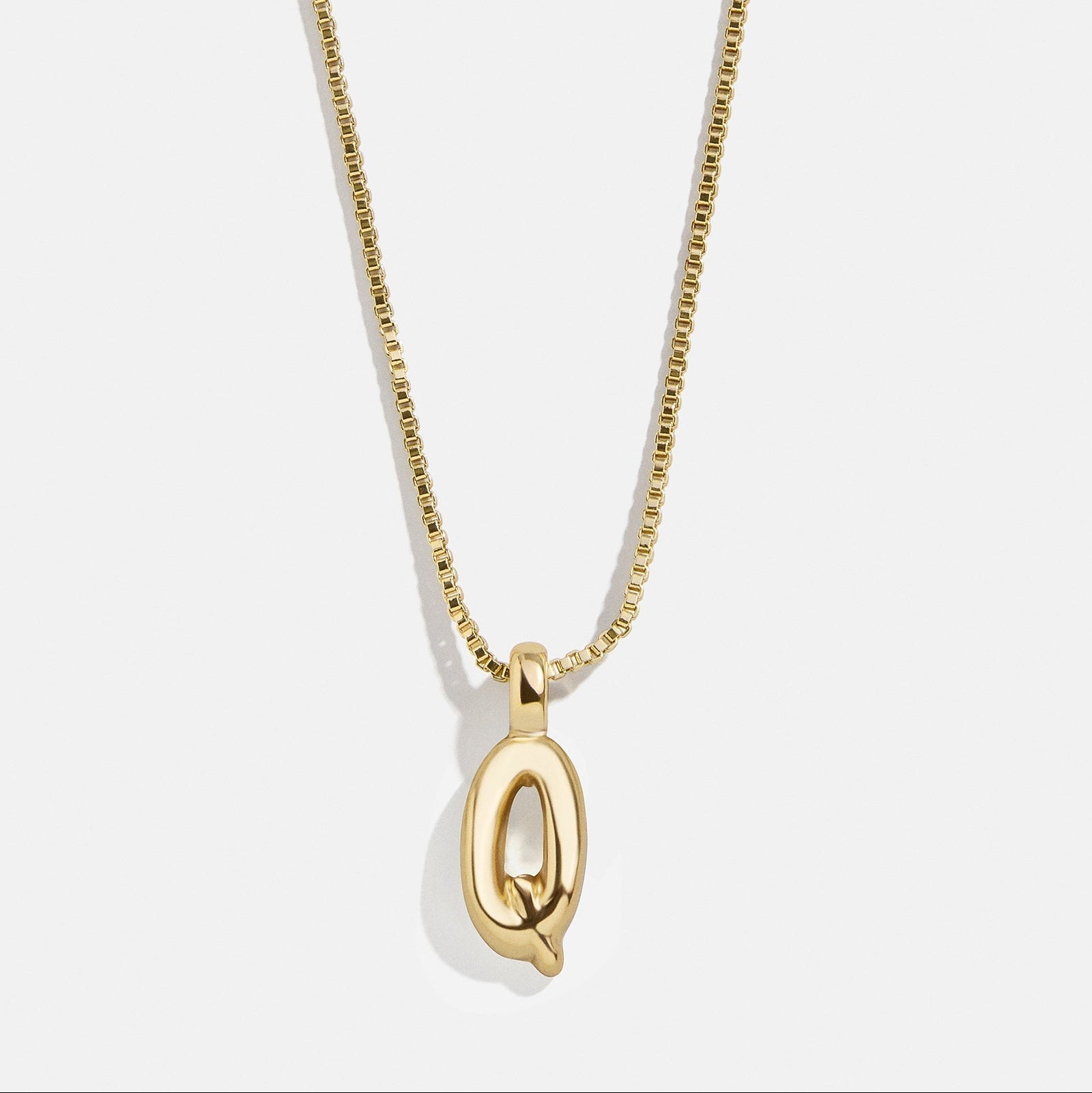 Mini Bubble Initial Necklace