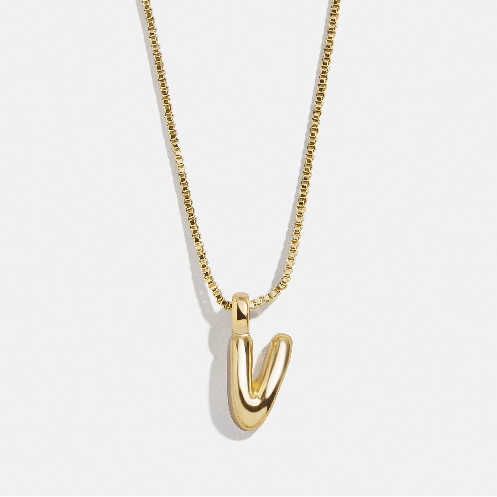 Mini Bubble Initial Necklace