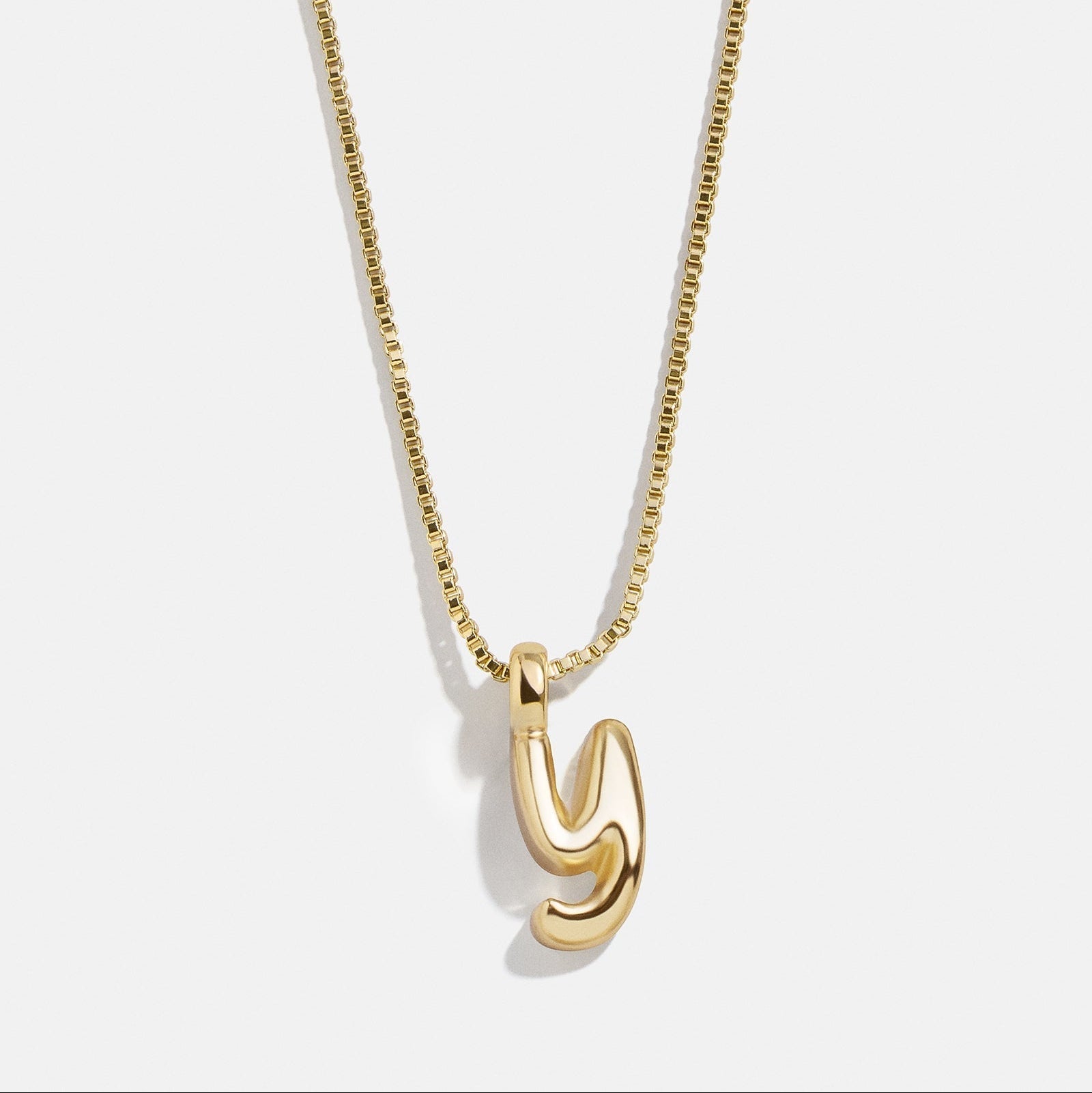 Mini Bubble Initial Necklace