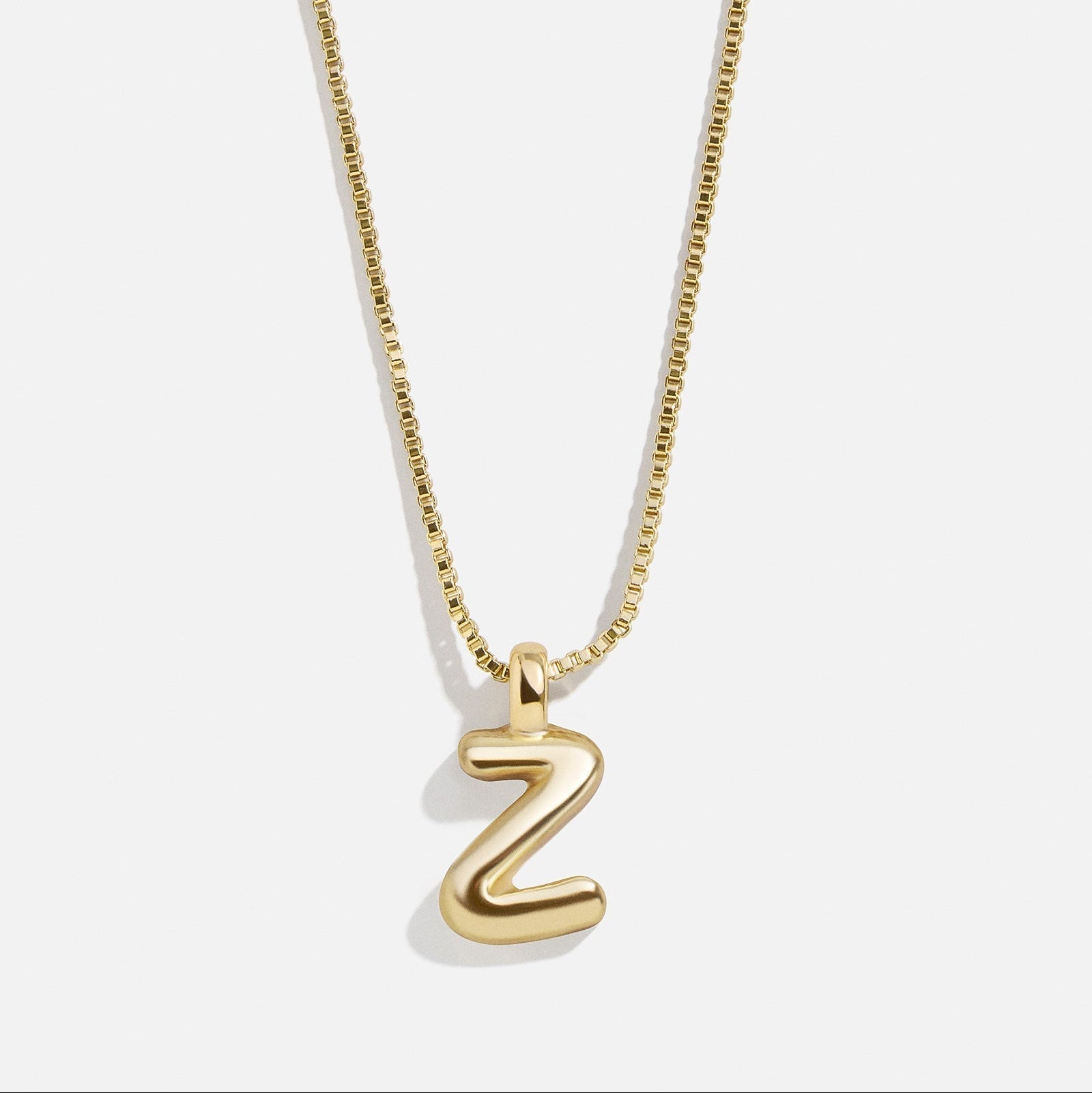 Mini Bubble Initial Necklace