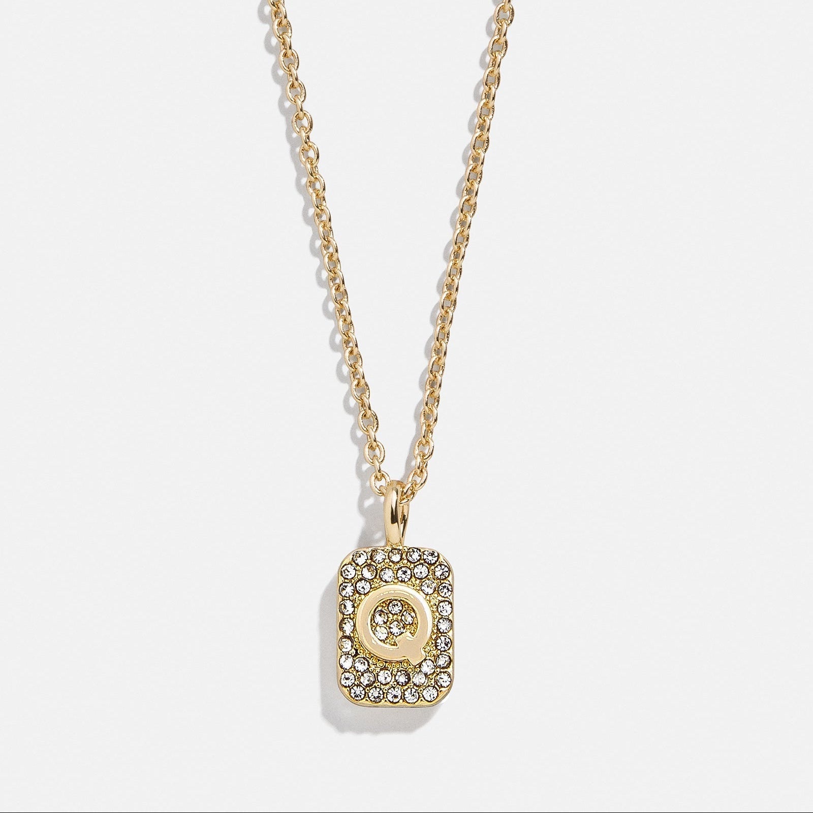 Block Letter Initial Necklace