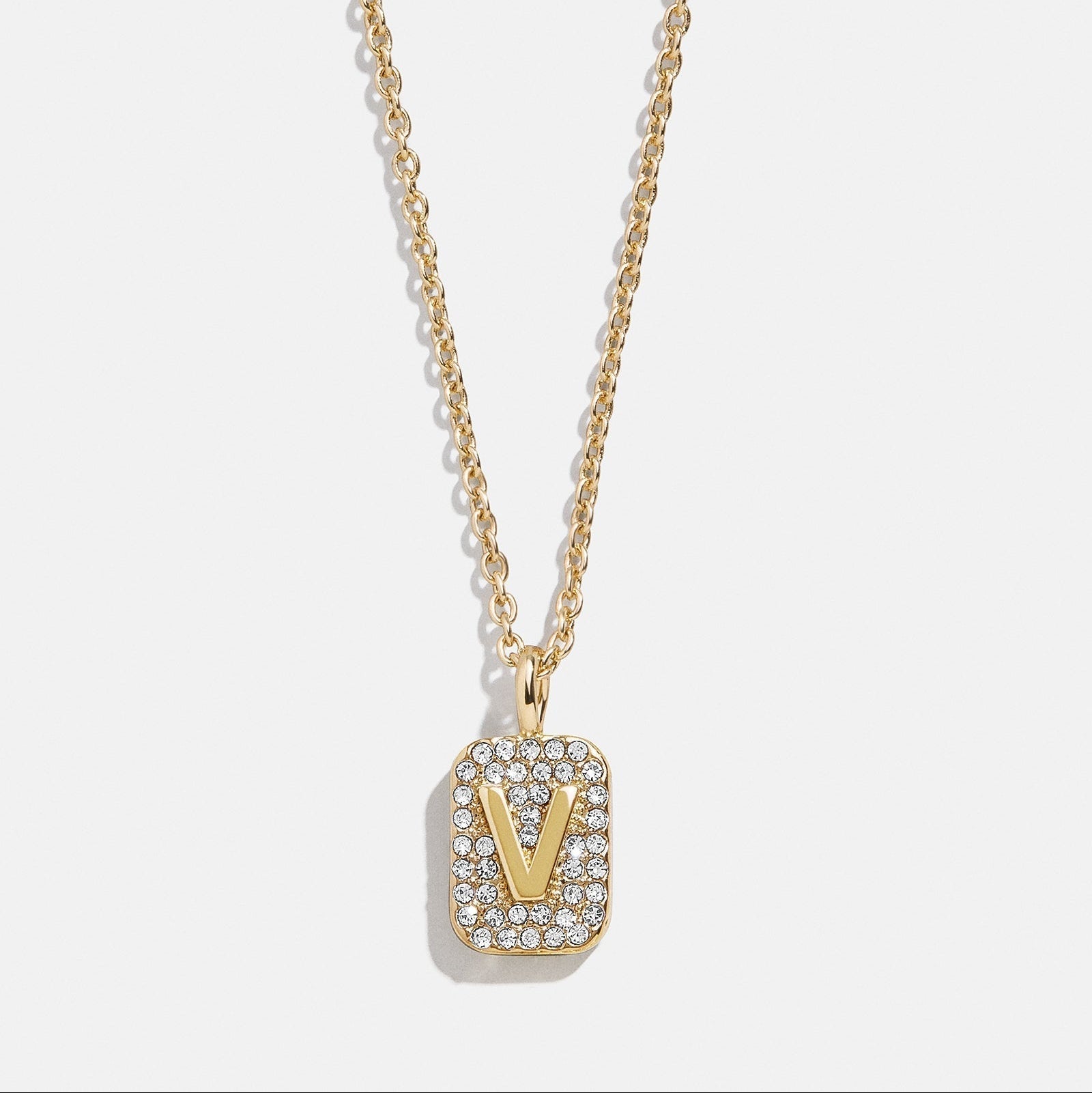 Block Letter Initial Necklace