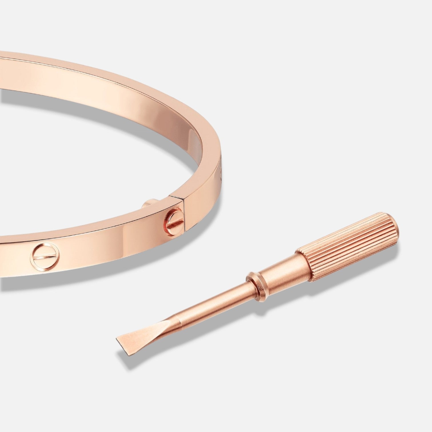 Classic Love Bracelet – Slim Screw Design