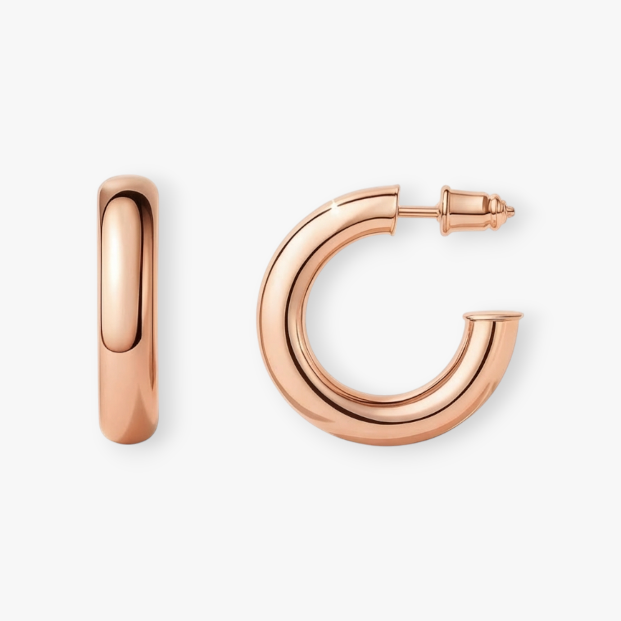 Chunky Hoop Earrings