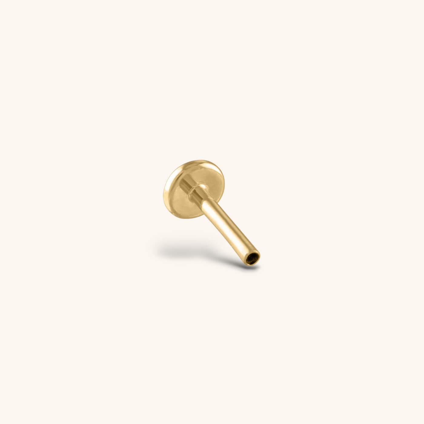 14k gold plated Internally Threaded Replacement Flat Back Post – Gold