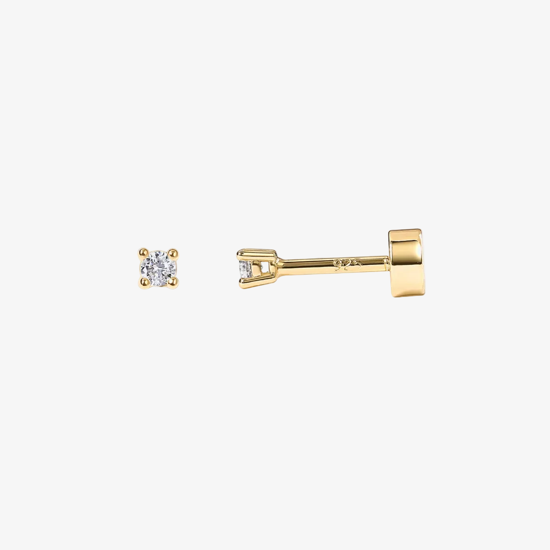 Essential Flat Back Studs – Gold