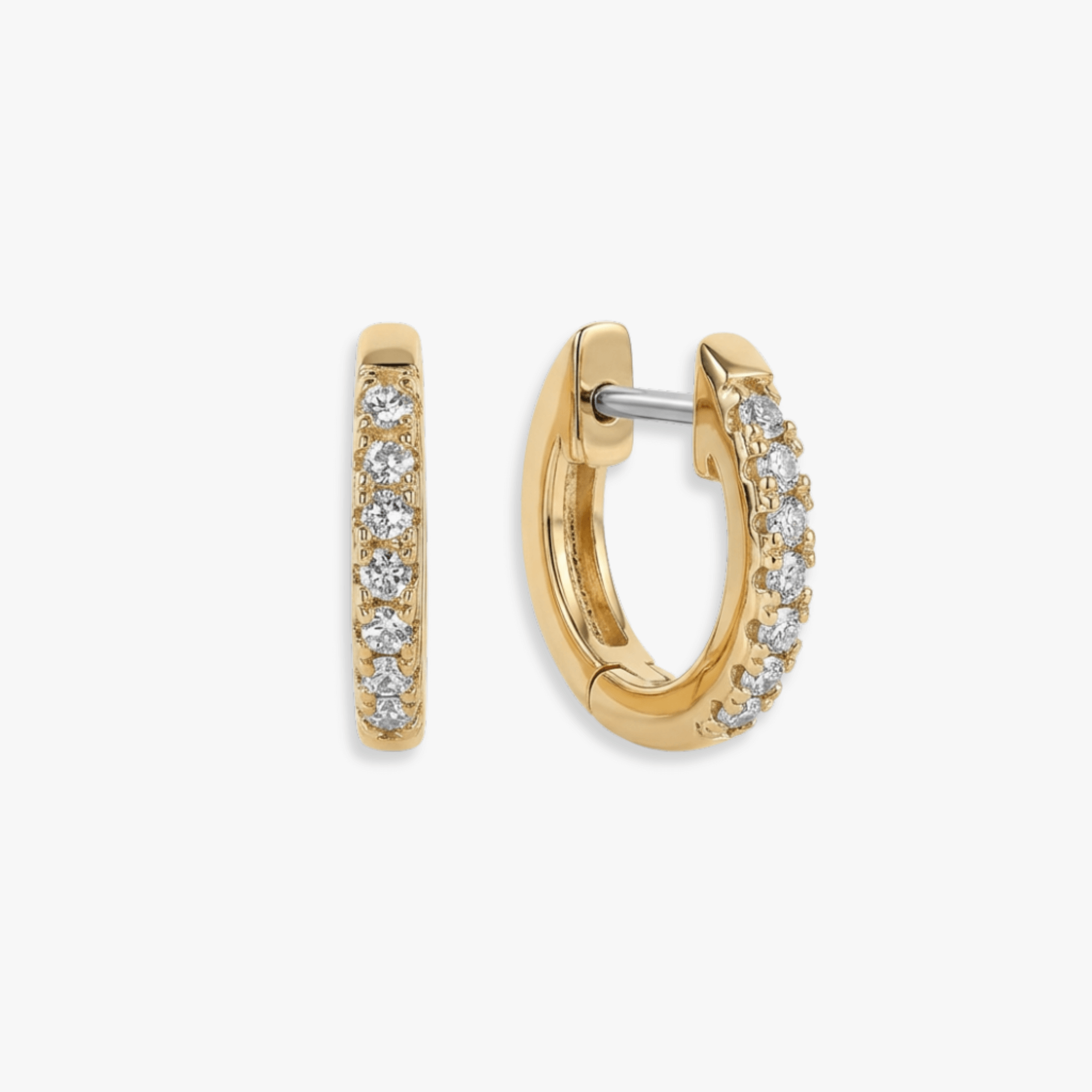 Mini Huggie Earrings – Yellow Gold