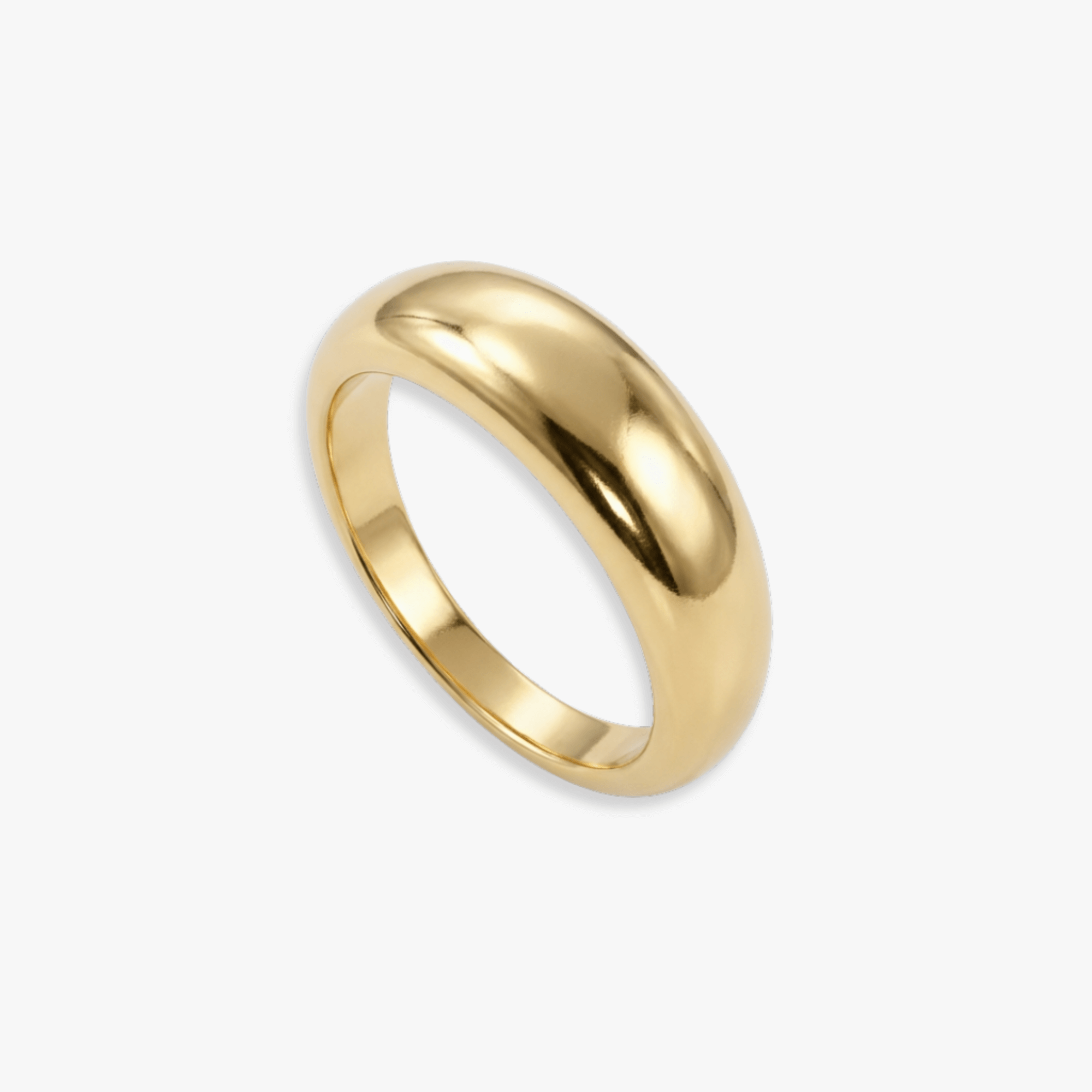 Classic Dome Ring – Yellow Gold
