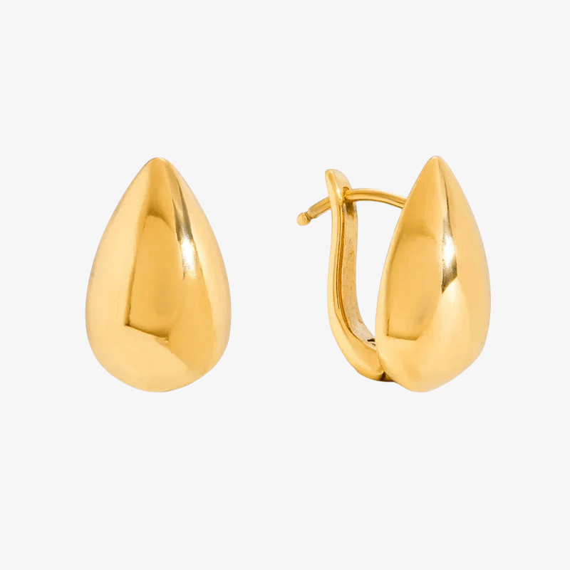 Gold Drop Earrings – 18k Yellow Gold