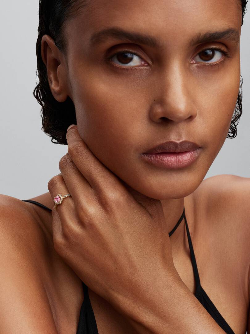Elevated Heart Ring