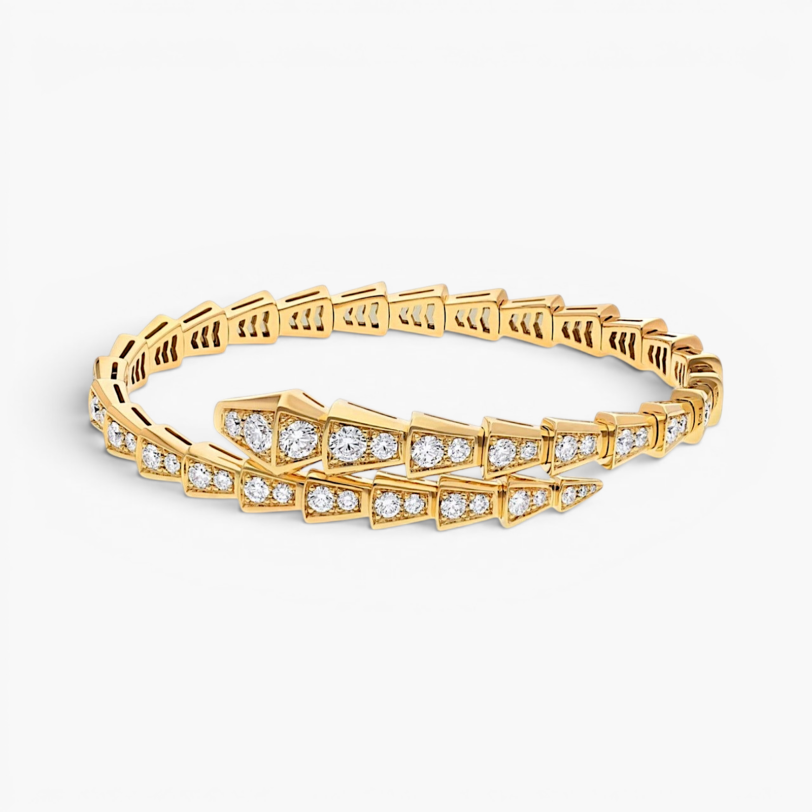 Aurelia Serpent Pavé Bracelet