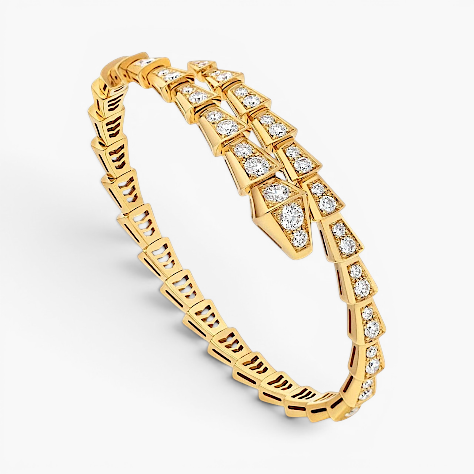 Aurelia Serpent Pavé Bracelet