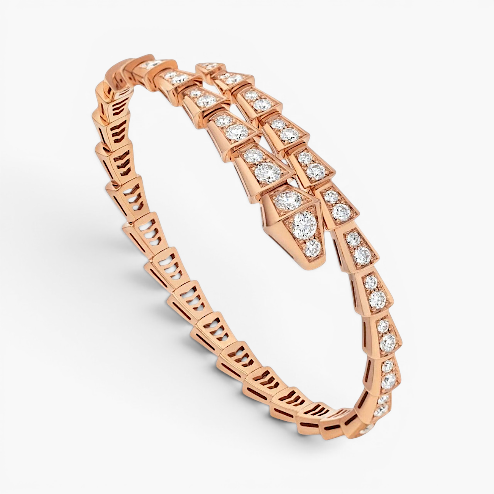 Aurelia Serpent Pavé Bracelet