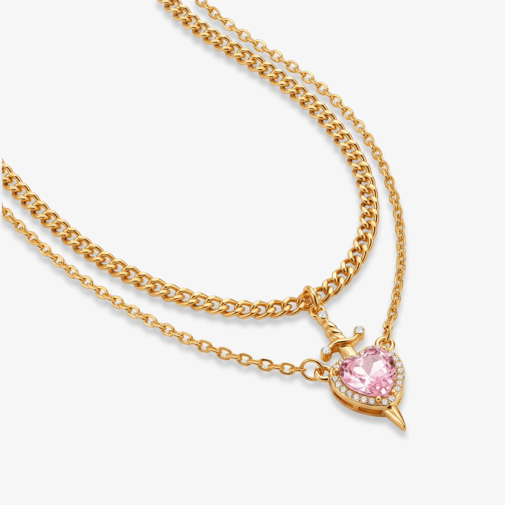 Sworded Heart Necklace