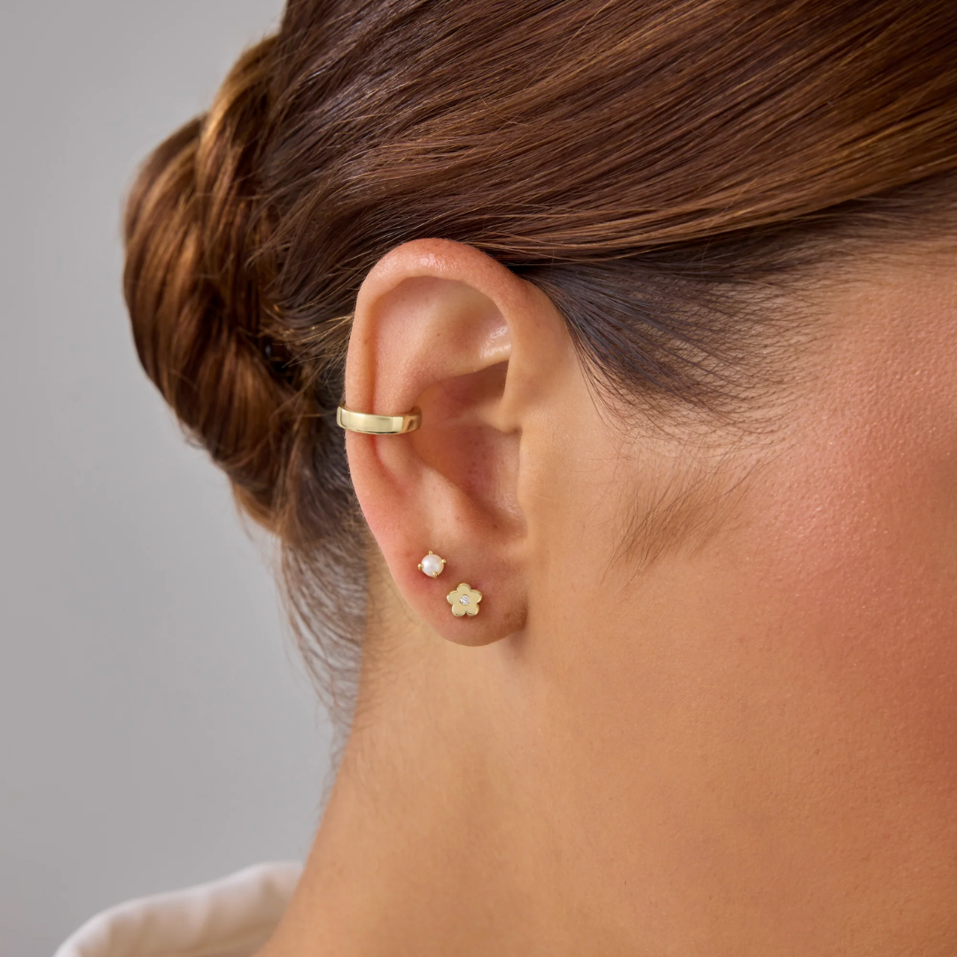 Flat Back Stud Earring Set – Mixed Shapes
