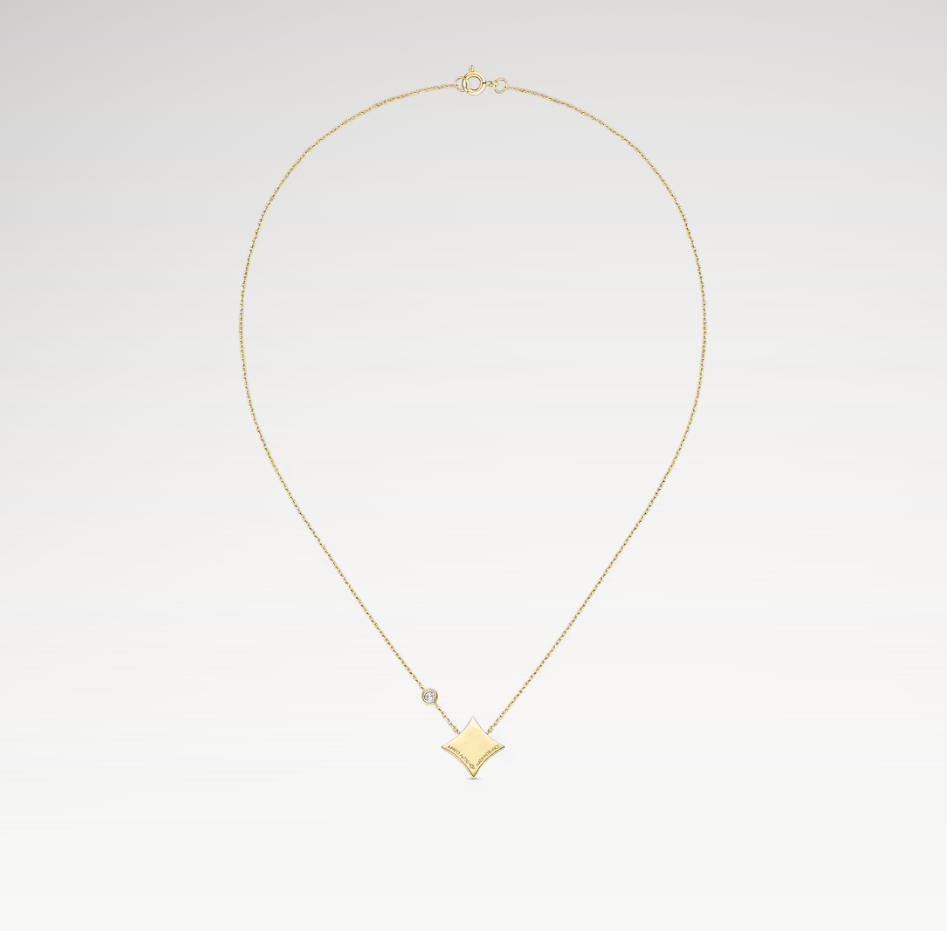 Color Blossom Onyx Star Necklace