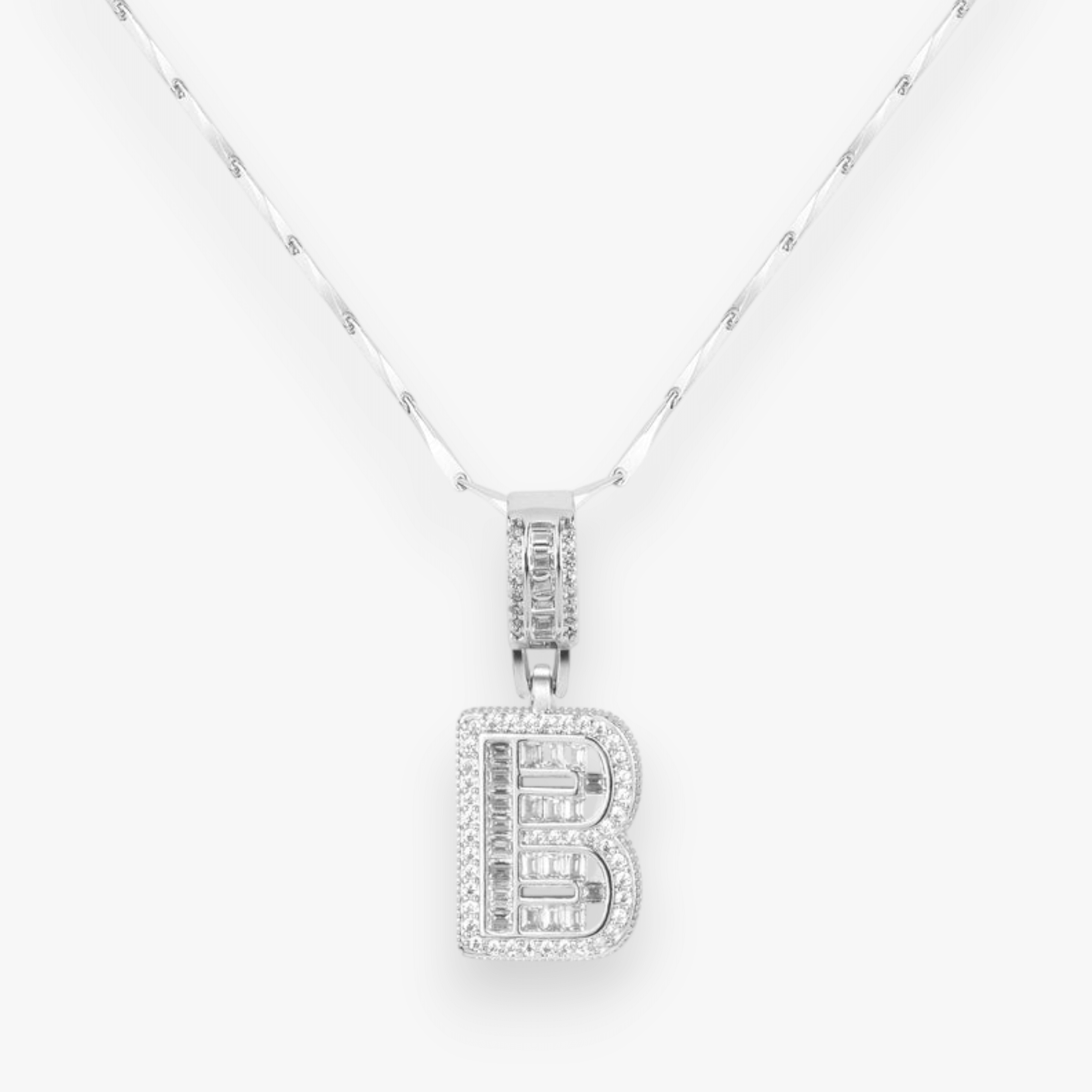 Bold Letter Initial Necklace