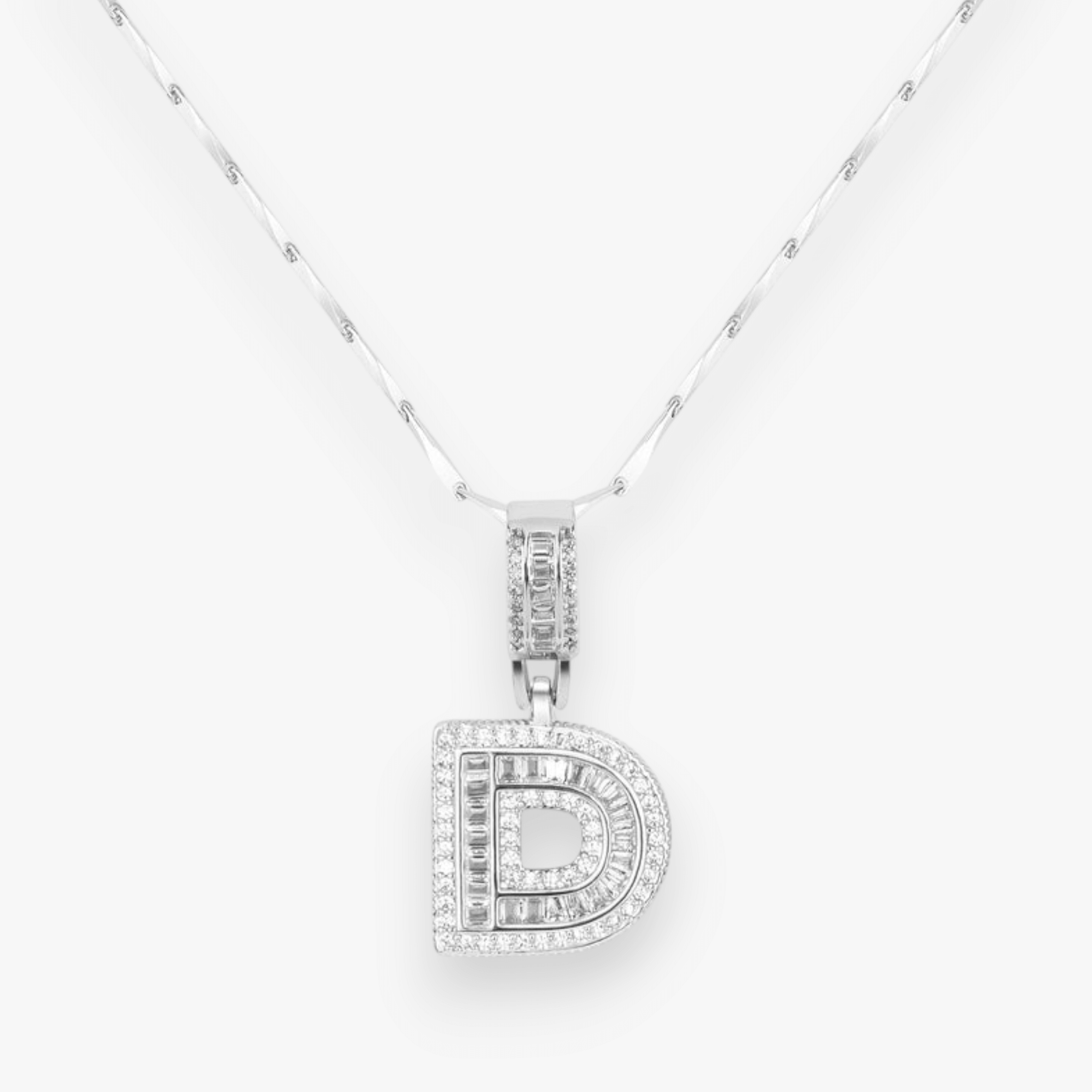 Bold Letter Initial Necklace