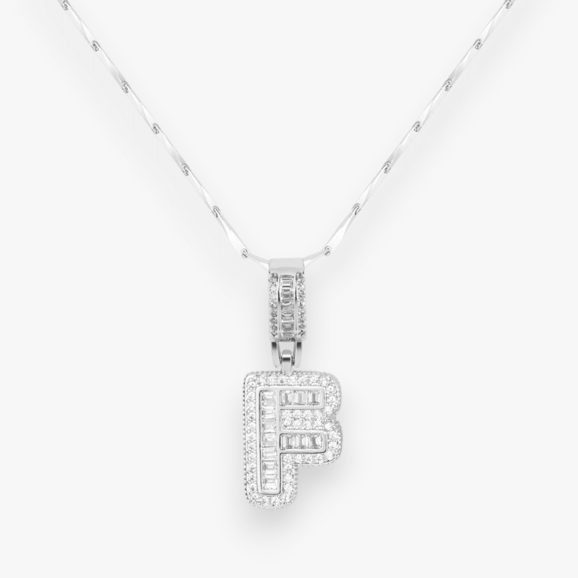 Bold Letter Initial Necklace