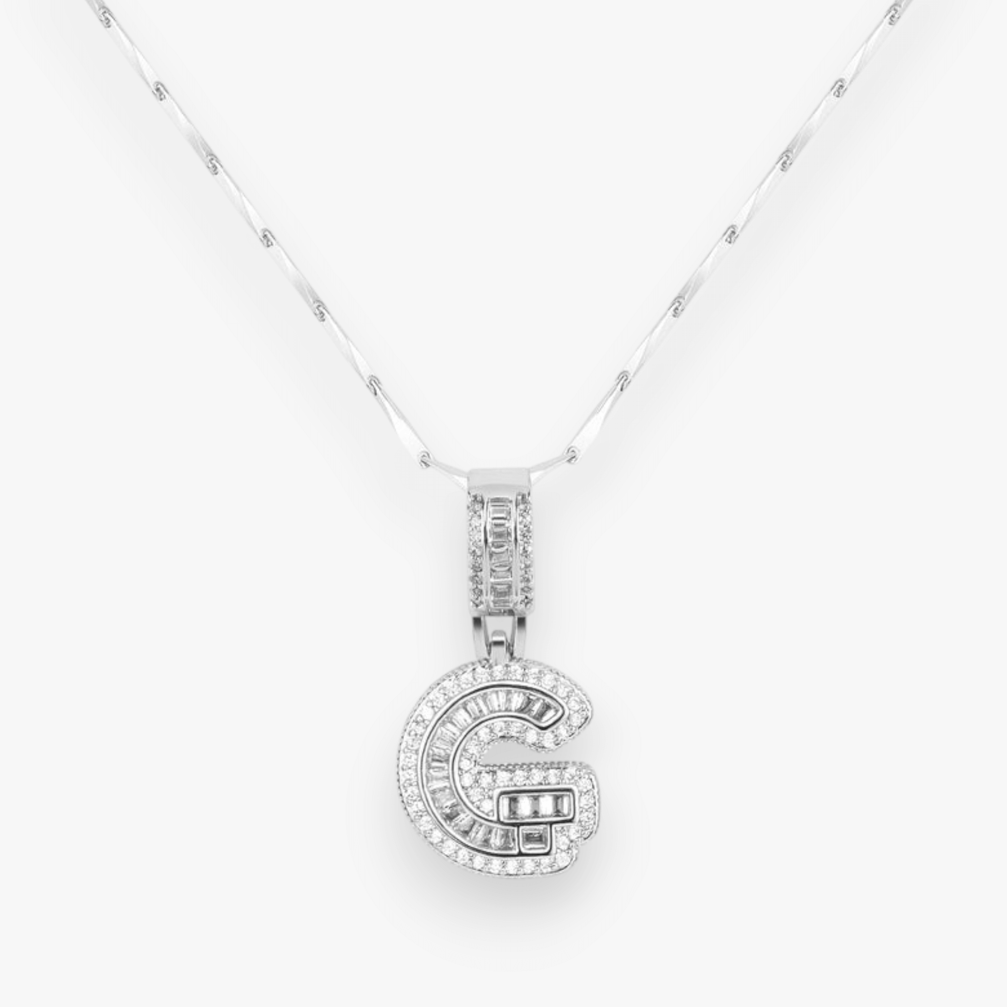 Bold Letter Initial Necklace