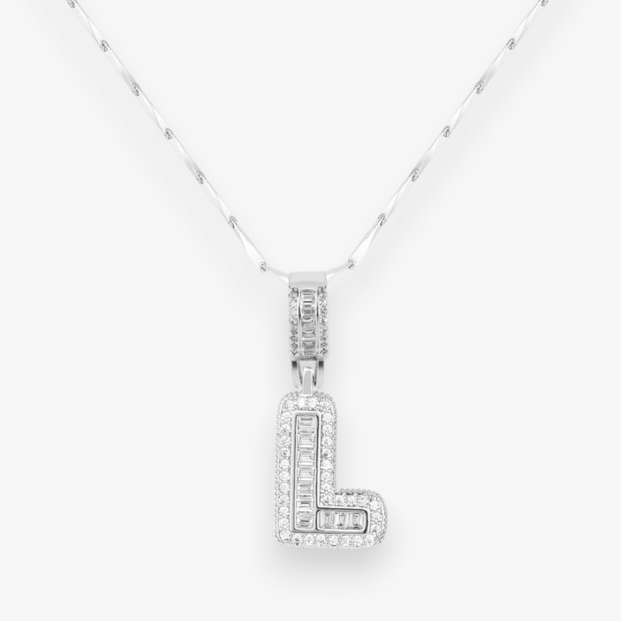 Bold Letter Initial Necklace