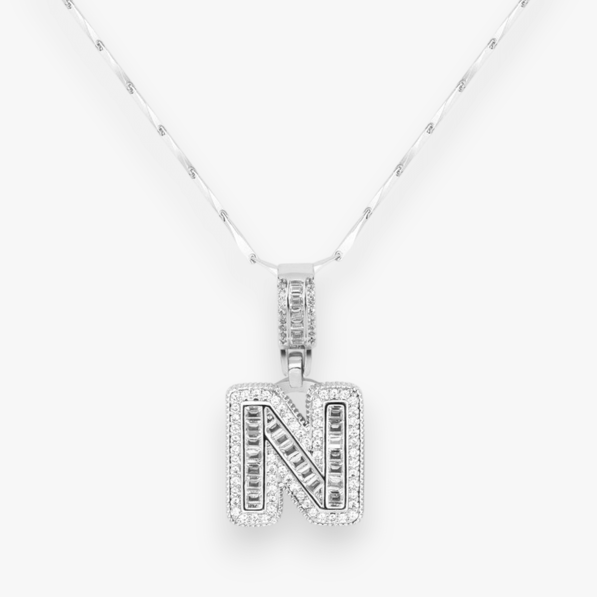 Bold Letter Initial Necklace