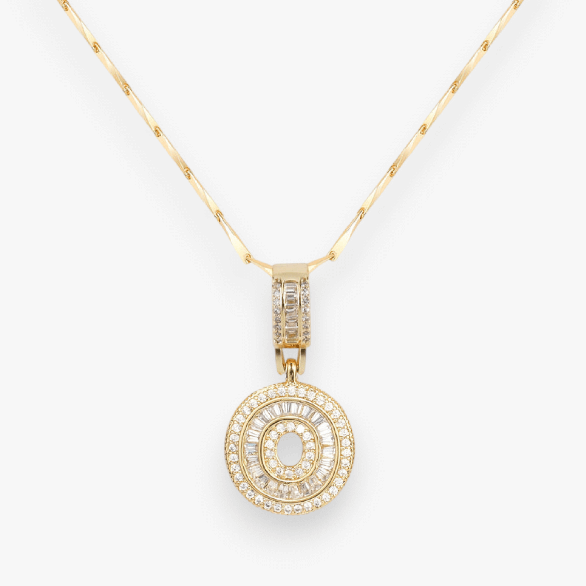 Bold Letter Initial Necklace