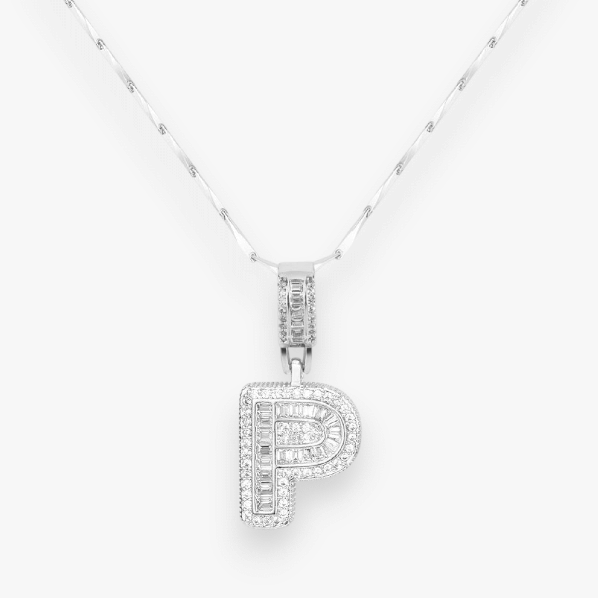 Bold Letter Initial Necklace