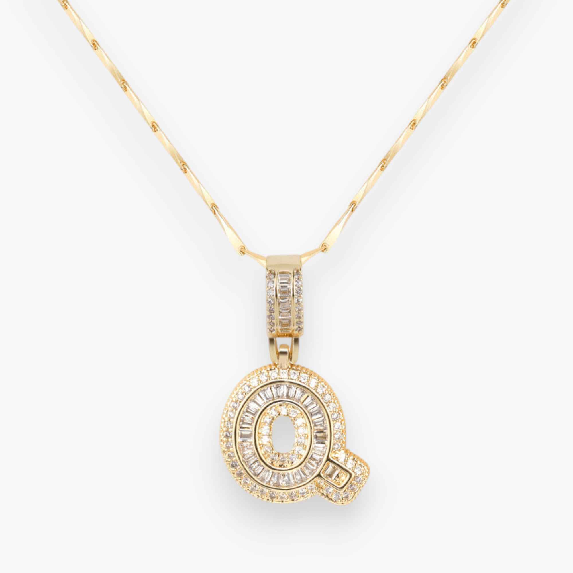 Bold Letter Initial Necklace