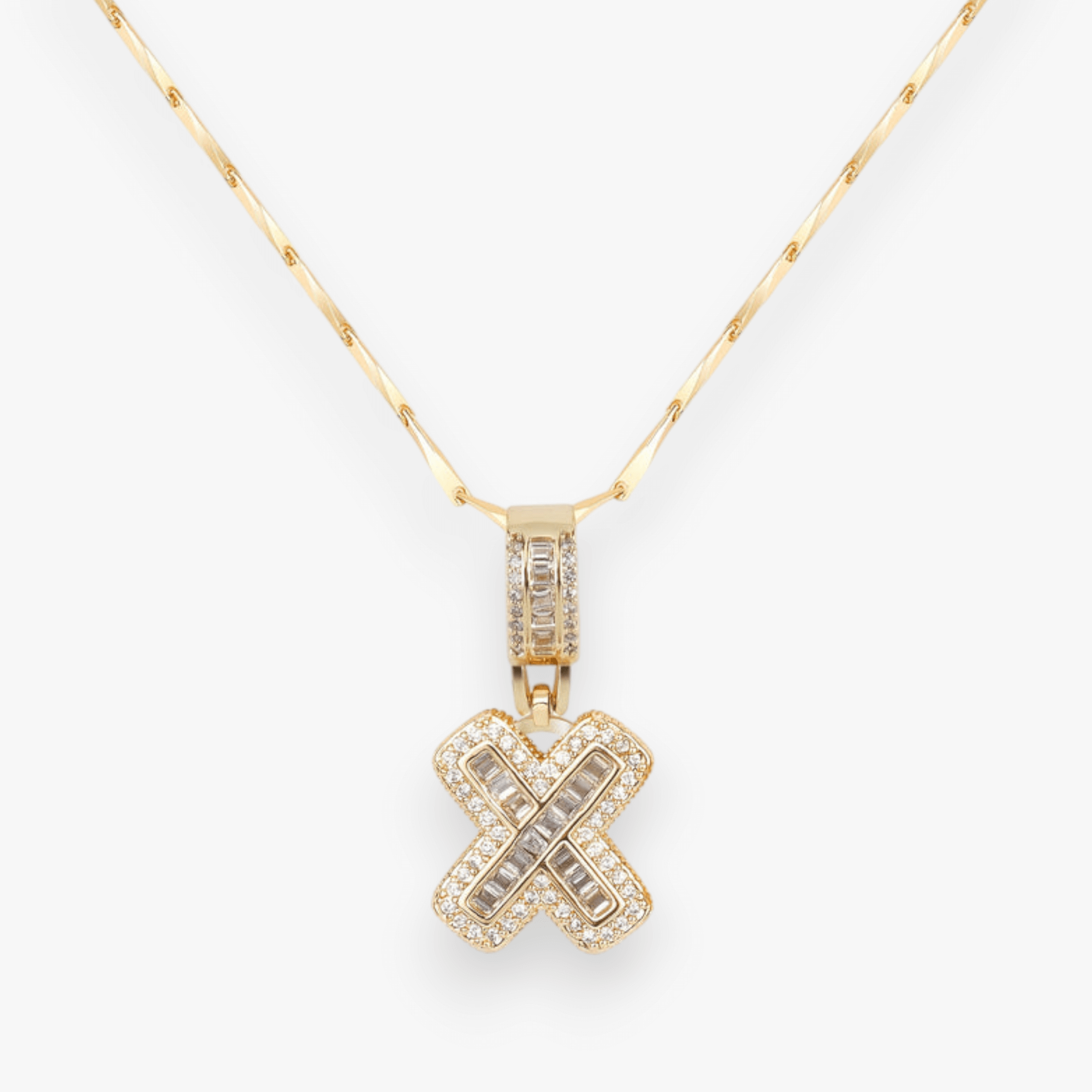 Bold Letter Initial Necklace
