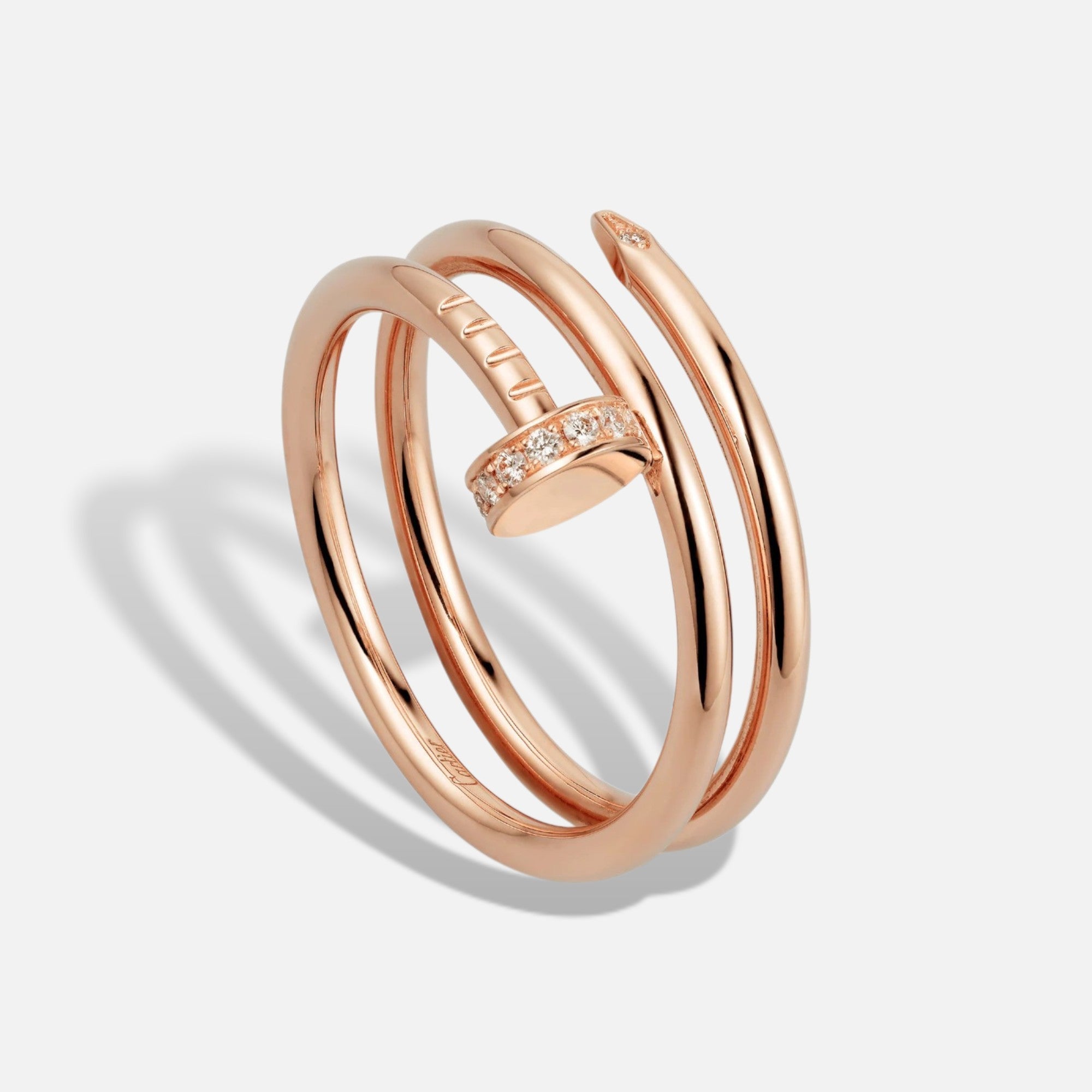 Double Nail Open Ring