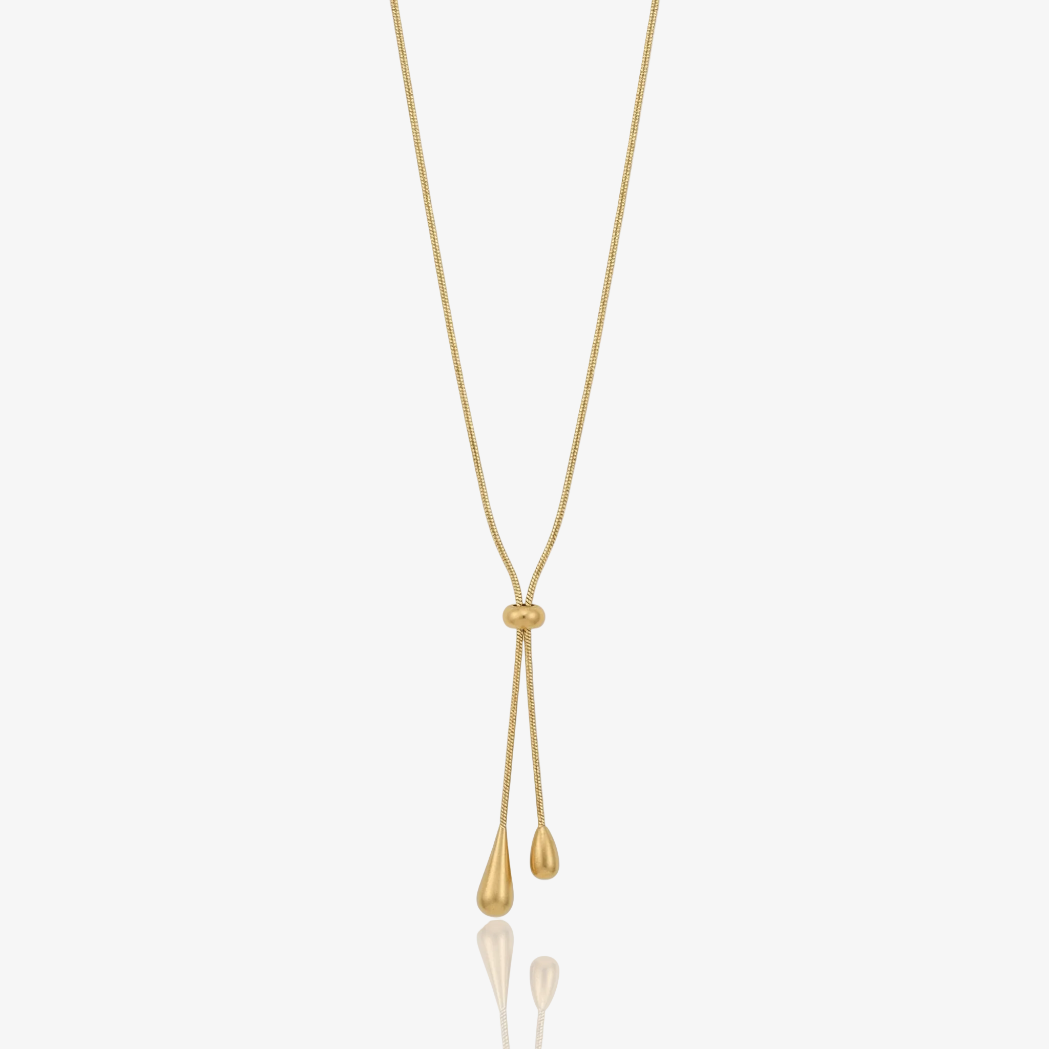 Droplet Lariat Adjustable Necklace & Earring – Necklace