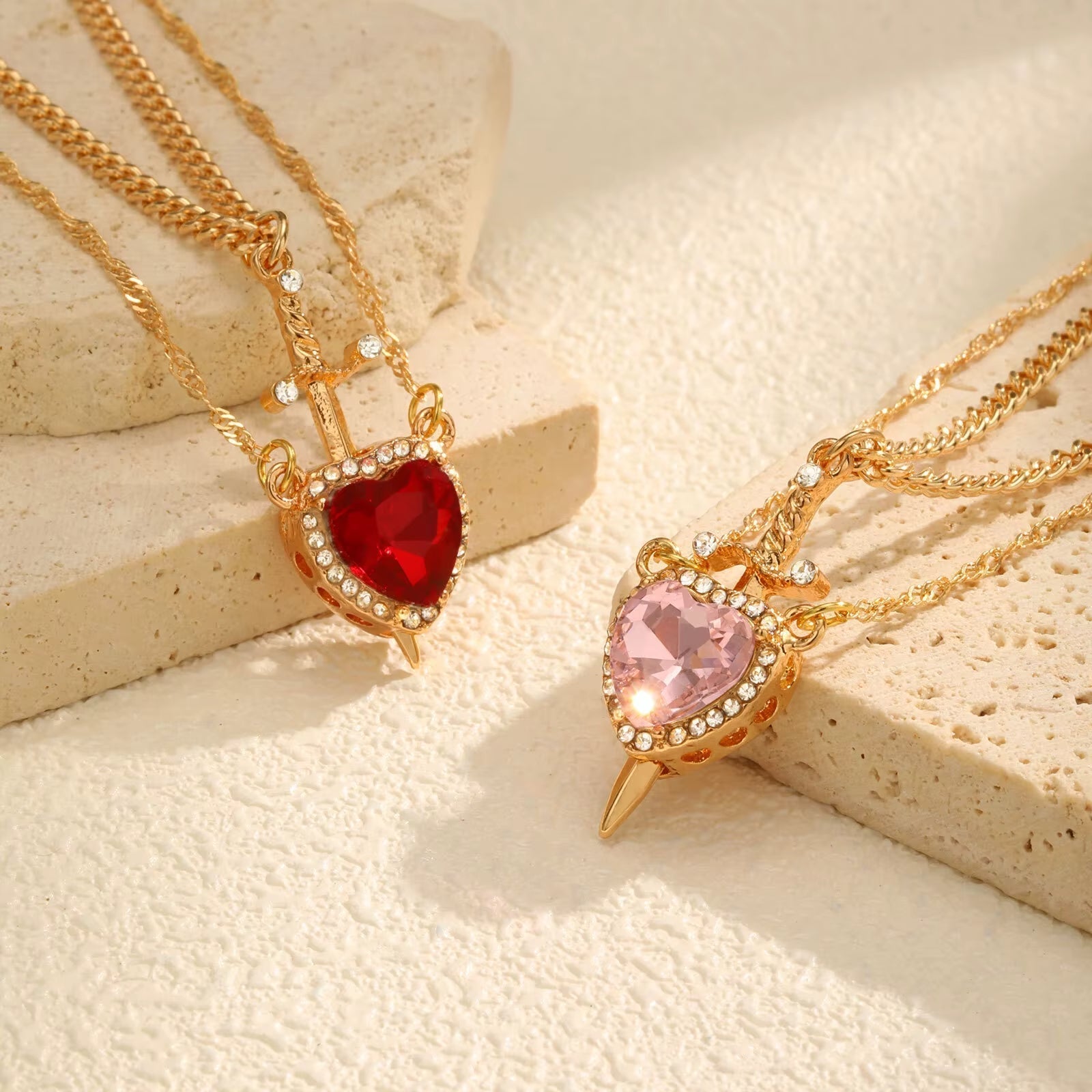 Sworded Heart Necklace