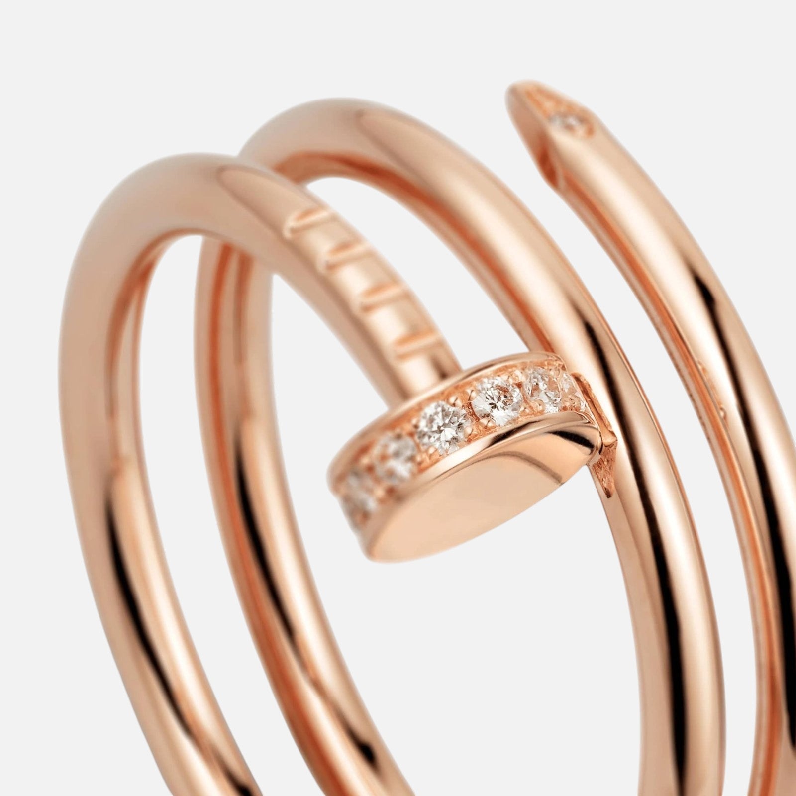 Double Nail Open Ring