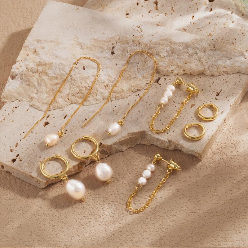 Timeless Pearl Earring Set