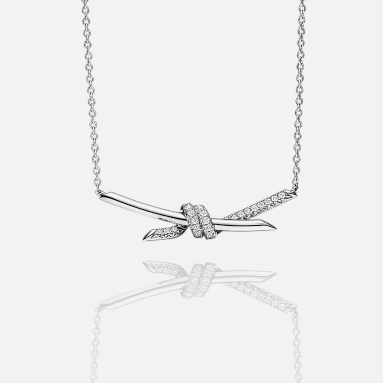 Avelune Knot Pendant Adjustable Necklace