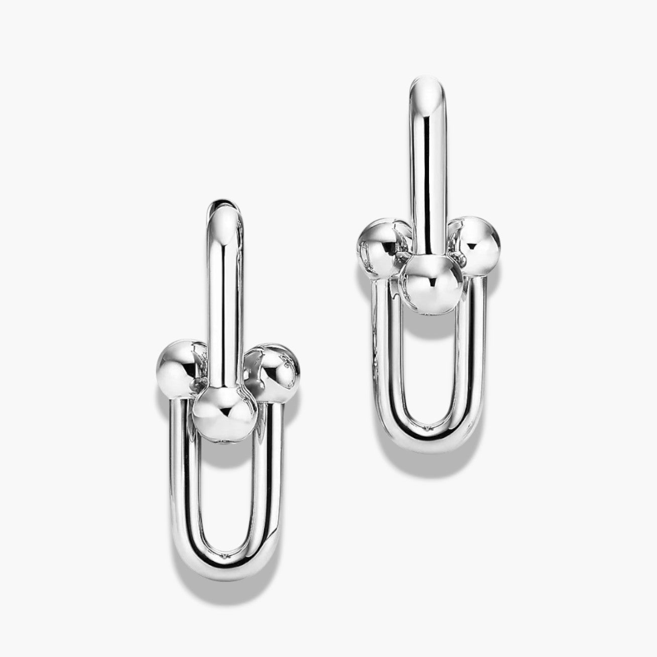 Bold Link Drop Earrings