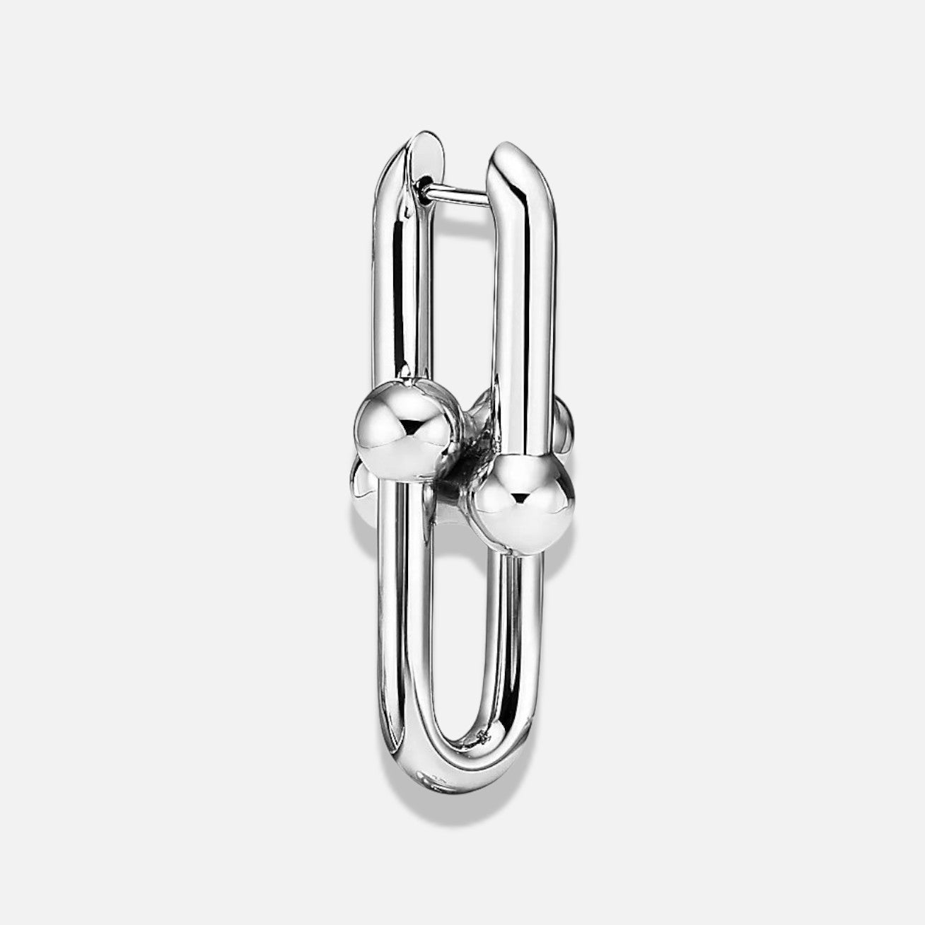 Minimal Link Hoop Earrings