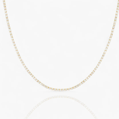 Refined Adjustable Tennis Necklace