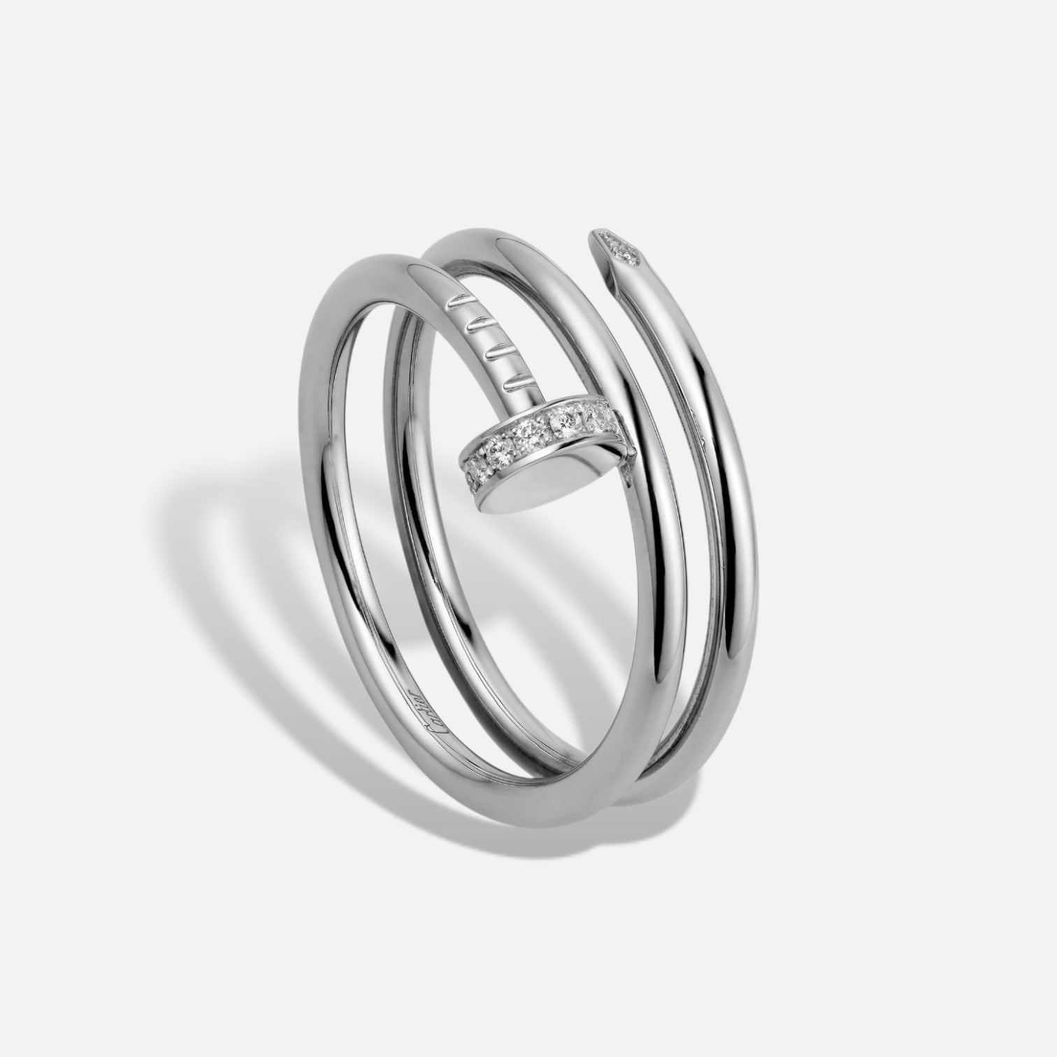 Double Nail Open Ring