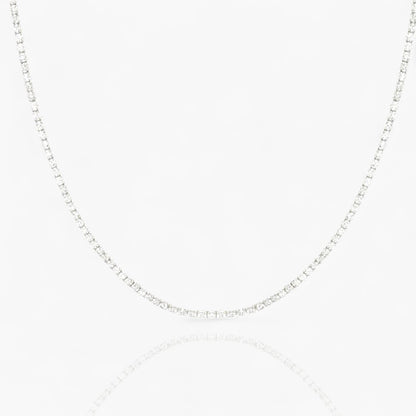 Refined Adjustable Tennis Necklace