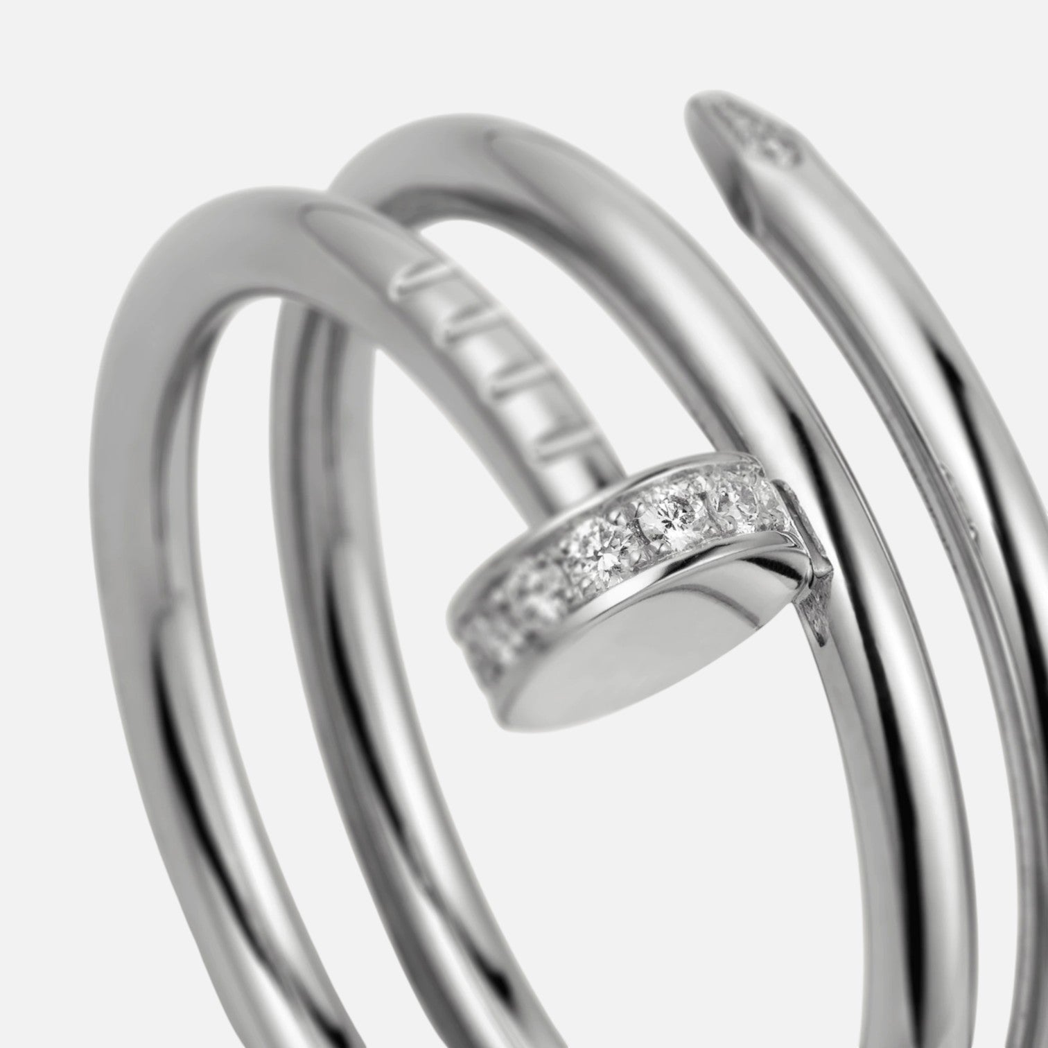 Double Nail Open Ring