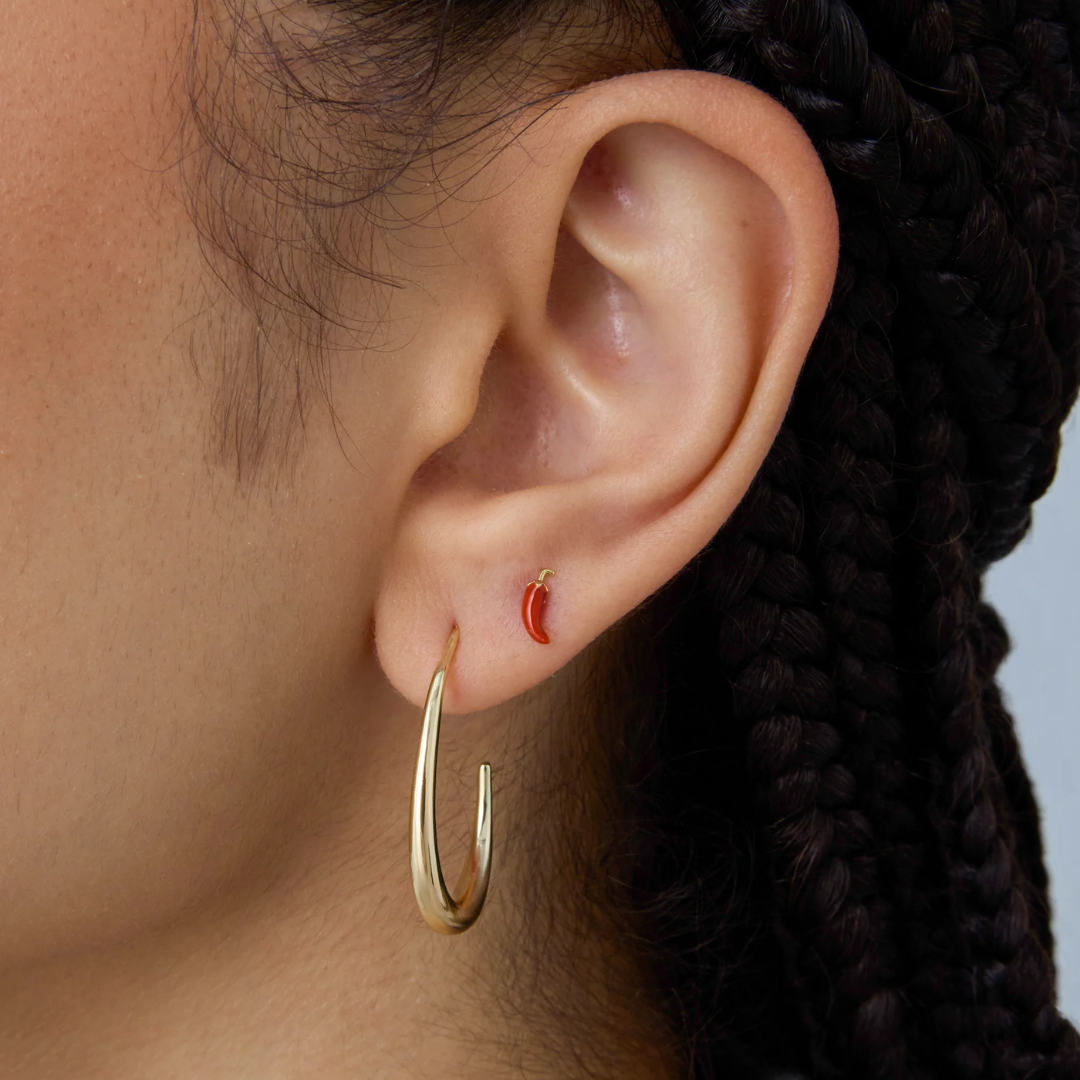 Flat Back Stud Earring Set – Mixed Shapes