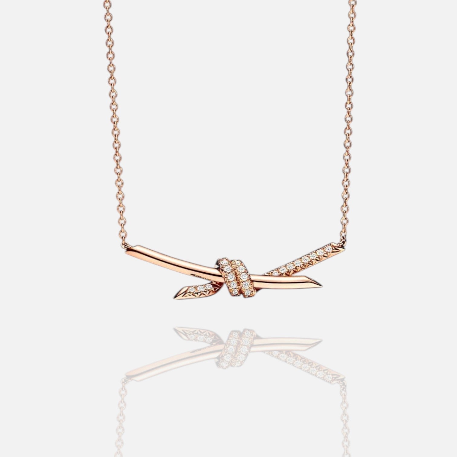 Avelune Knot Pendant Adjustable Necklace