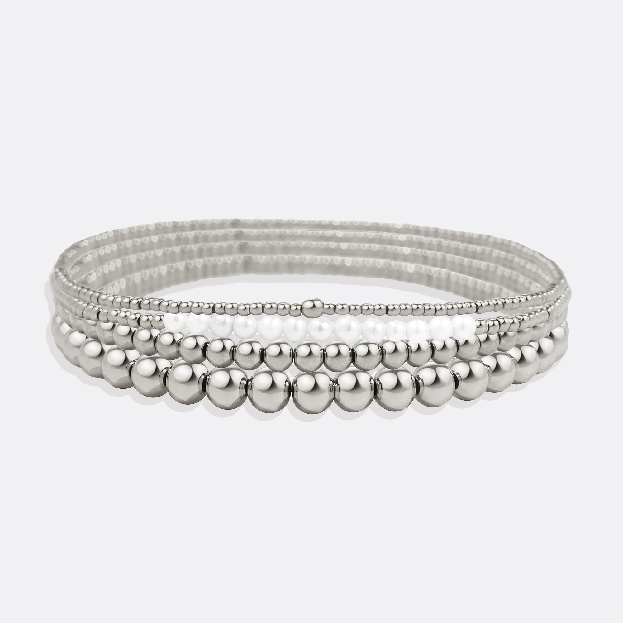 Lunelle Pearl Bracelet Stacking Set